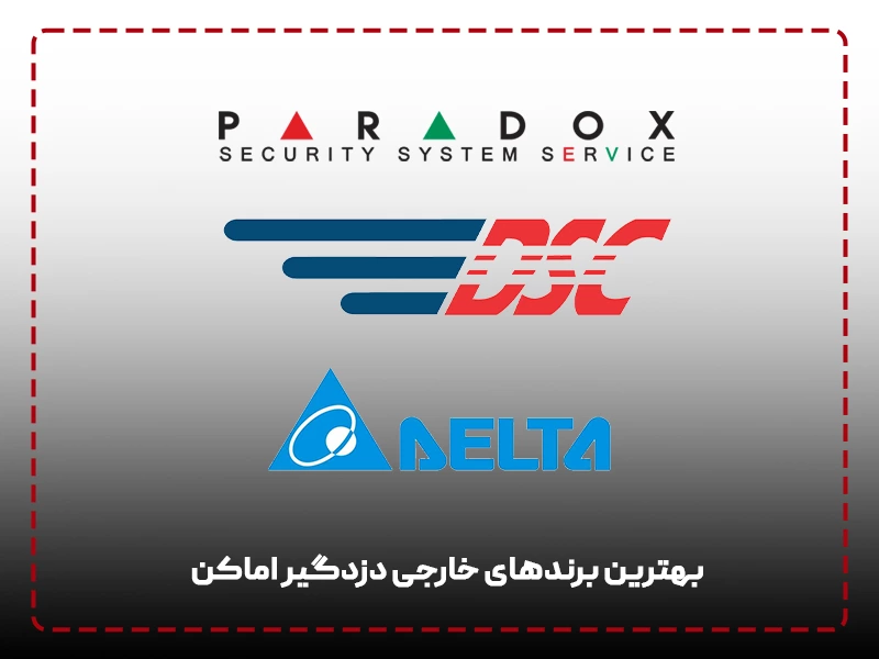 بهترین برندهای خارجی دزدگیر اماکن