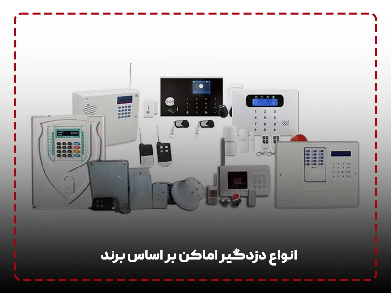 انواع دزدگیر اماکن بر اساس برند