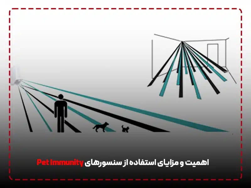 تشخیص حیوان از آدم در سنسور دزدگیر منزل
