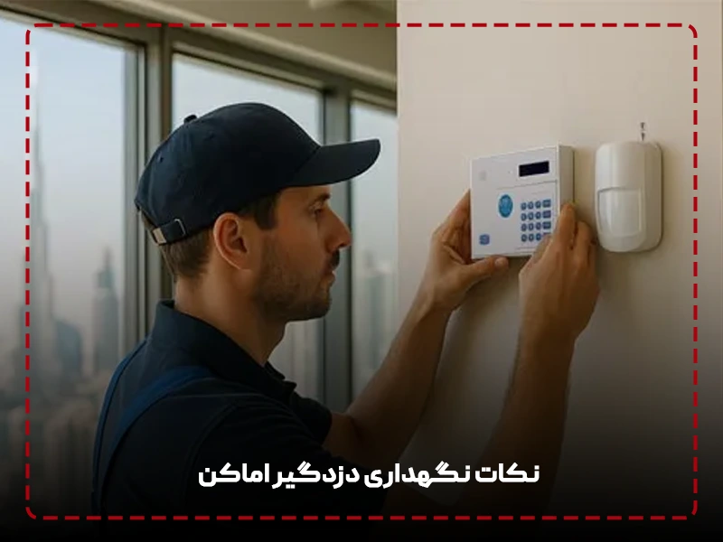 نکات نگهداری دزدگیر اماکن