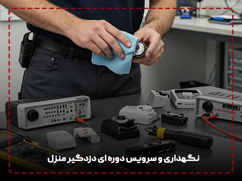 نگهداری و سرویس دوره ای دزدگیر منزل