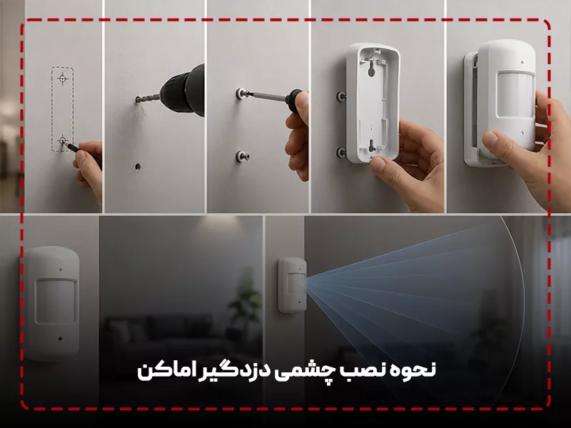 نحوه نصب چشمی دزدگیر اماکن