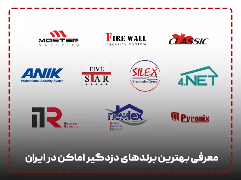 معرفی بهترین برندهای دزدگیر اماکن در ایران