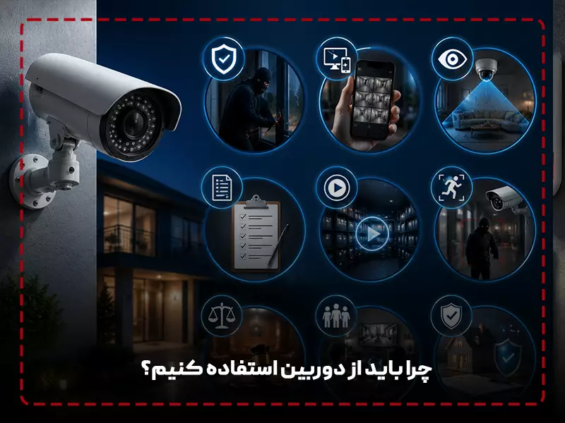 دوربین مدار بسته بهتر است یا دزدگیر: 8 تفاوت دوربین مدار بسته با دزدگیر + مقایسه! چرا باید از دوربین مدار بسته استفاده کنیم؟